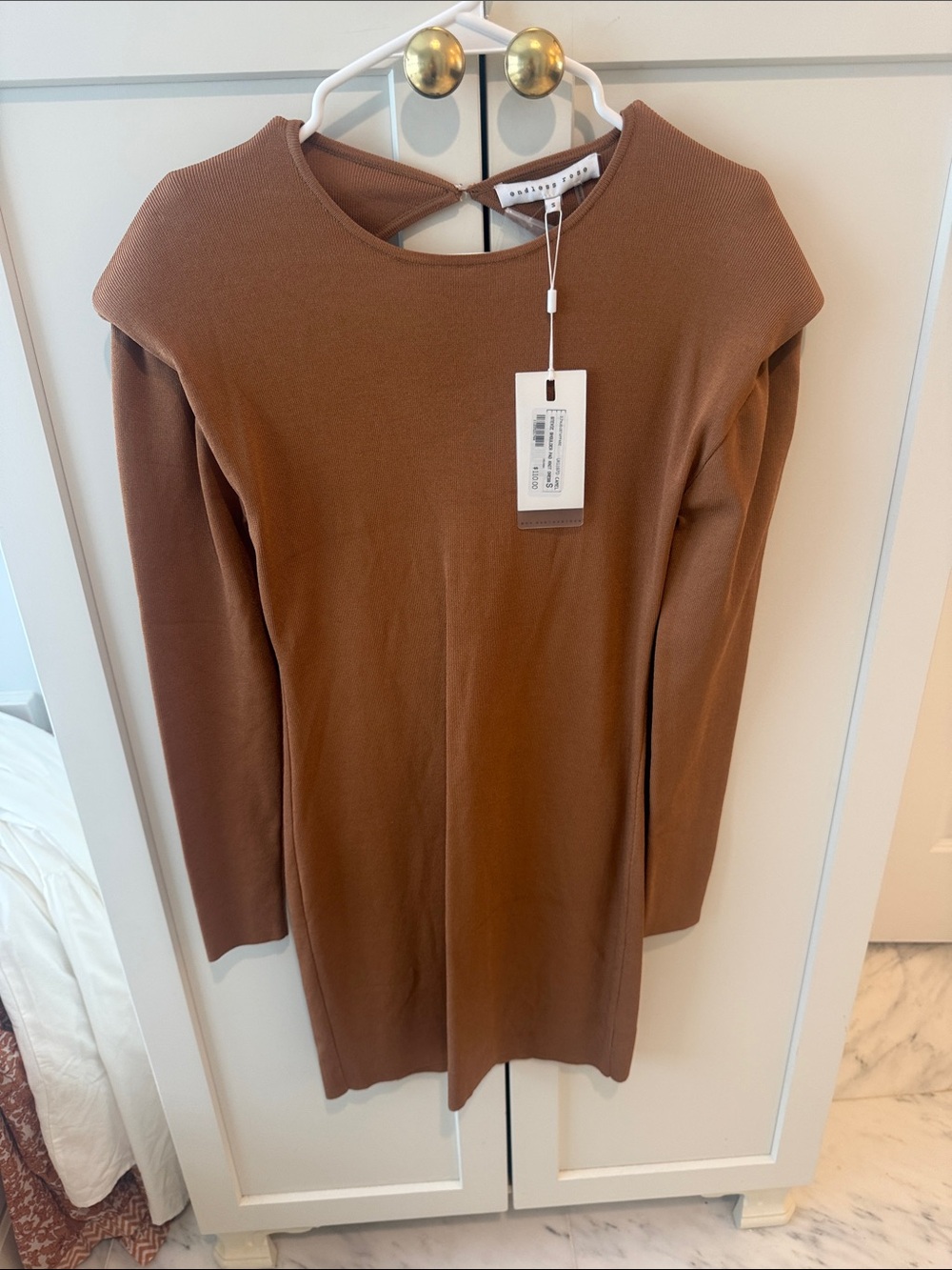 Endless Rose Midi Dress in Chestnut Brown
